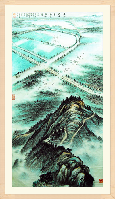 《赤山湖水秀》138cm×69cm.jpg